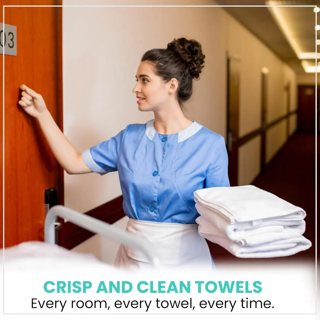 Soft 120/10 dozen (20x40 Inch) Bulk Bath Towels - 100% Cotton - 120 Pieces Wholesale Pack