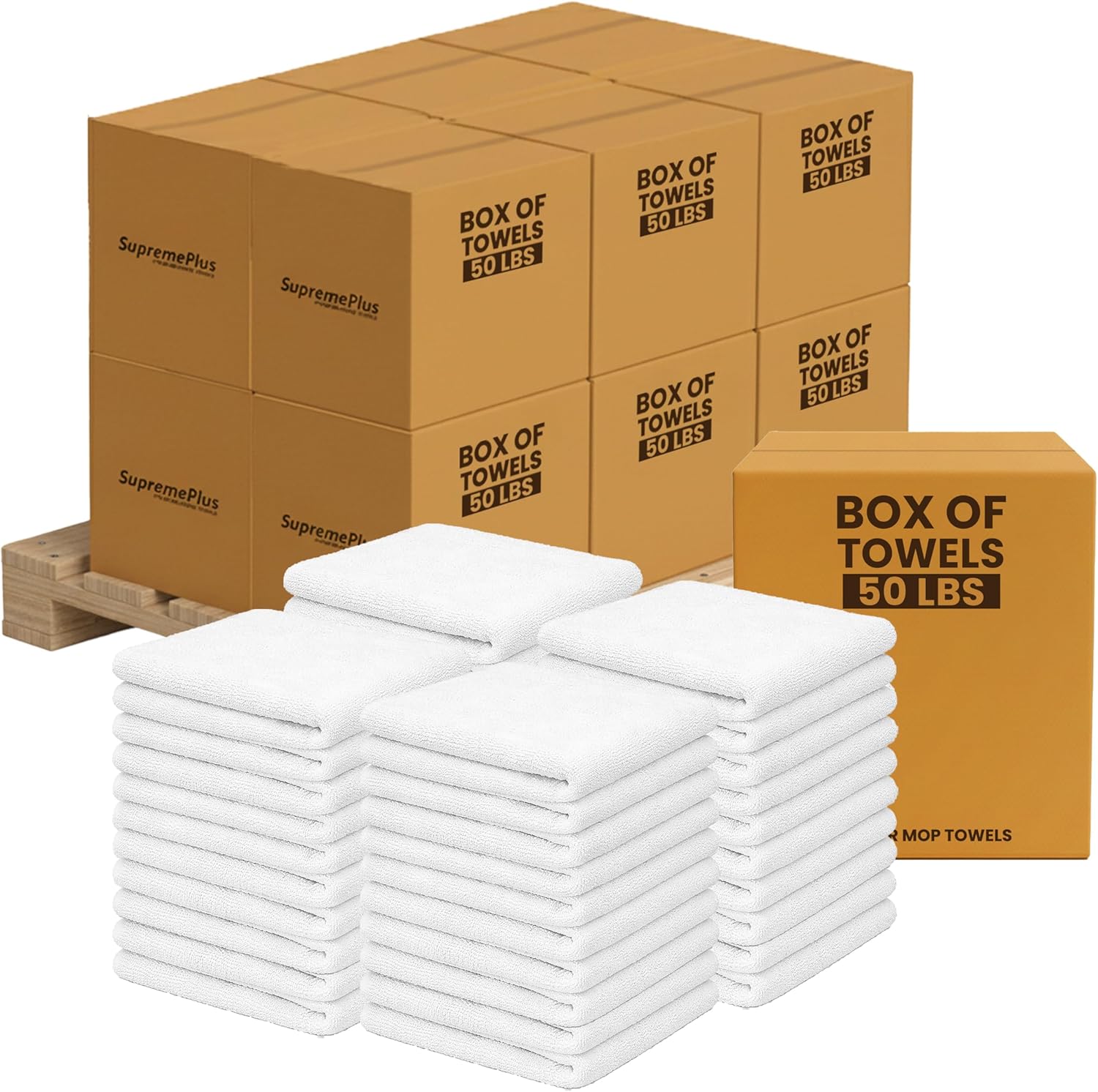 Economical 4800 Pack White Terry Bar Towels (14x17 Inch) - 100% Cotton Terry Cloth Shop Rags - Commercial Cleaning Towels for Restaurants, Bars, Hotels, Janitorial, Automotive & Industrial Use - Durable & Highly Absorbent