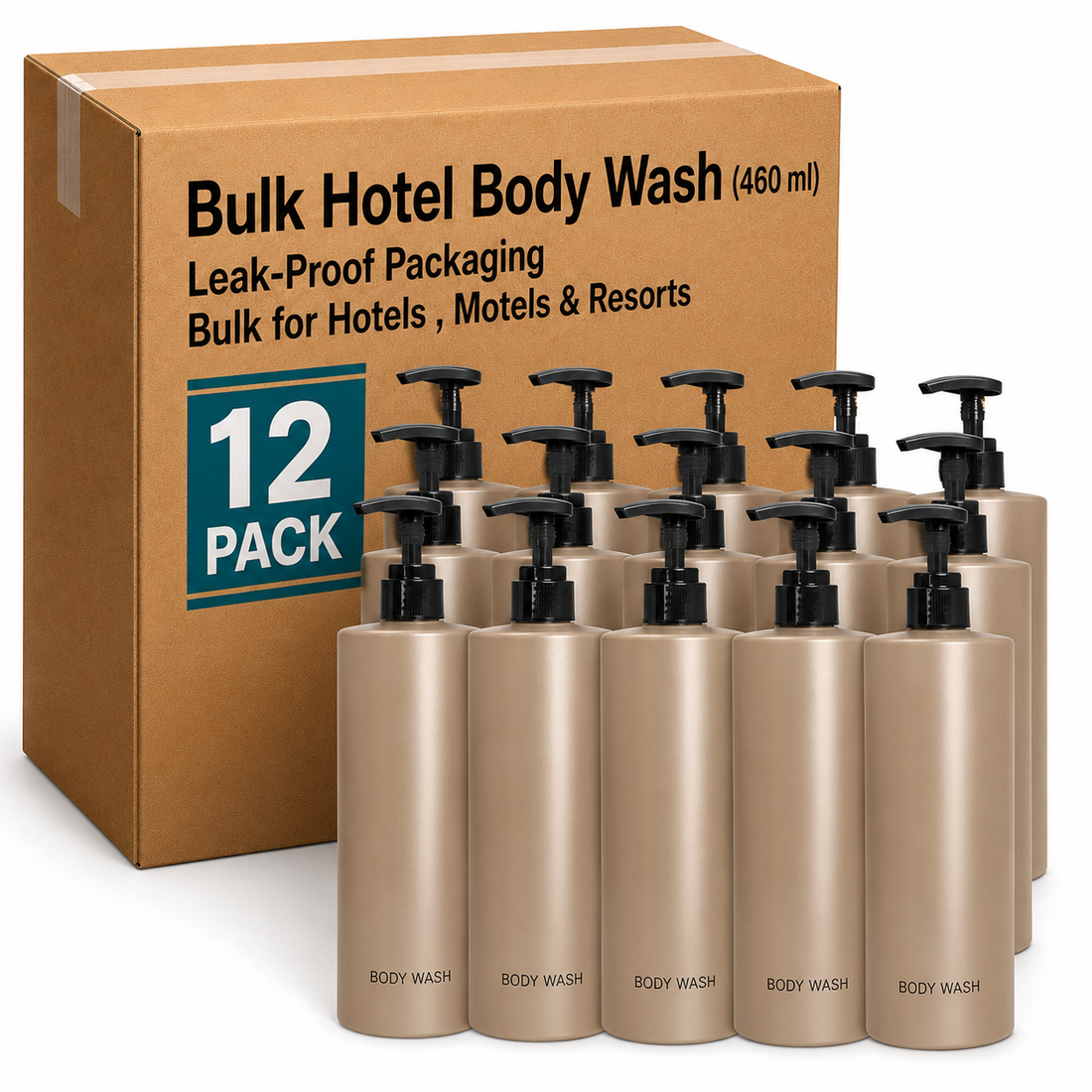 12 Pack Body Wash – 460 ml/16.23 oz Each