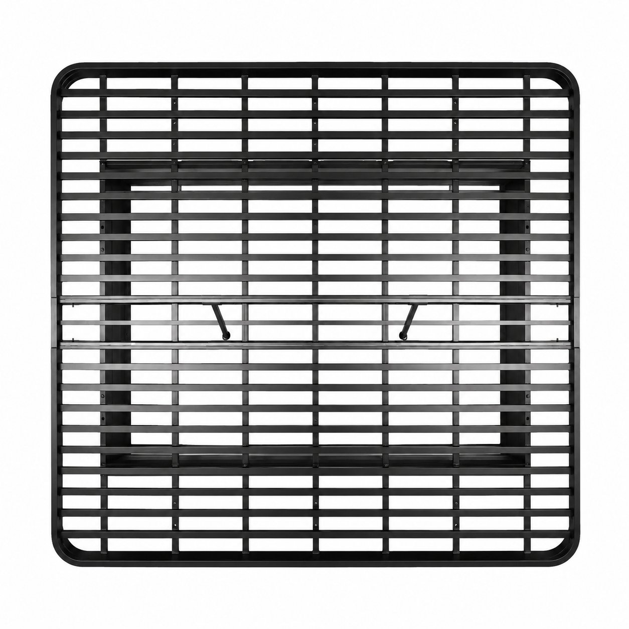17" H Steel Platform Bed Bases with Grid Top
