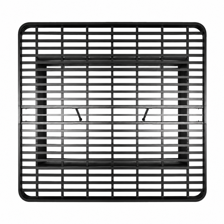 17" H Steel Platform Bed Bases with Grid Top