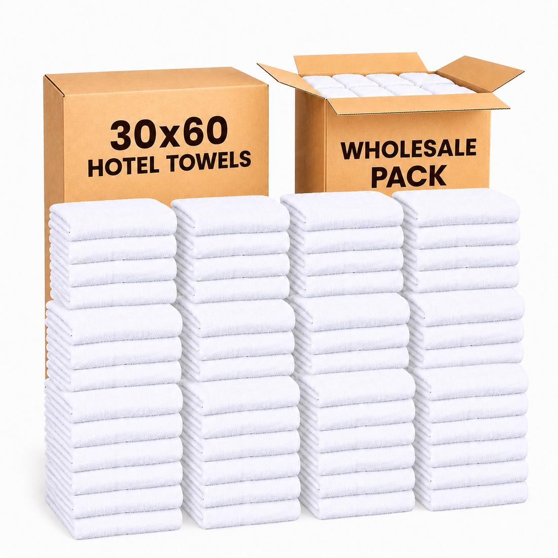 Soft (30x60 Inch Bath Sheets) - 36 Pieces Wholesale Pack