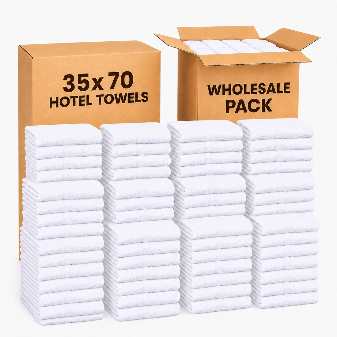 Soft (35x70 Inch Bath Sheets) - 24 Pieces Wholesale Pack