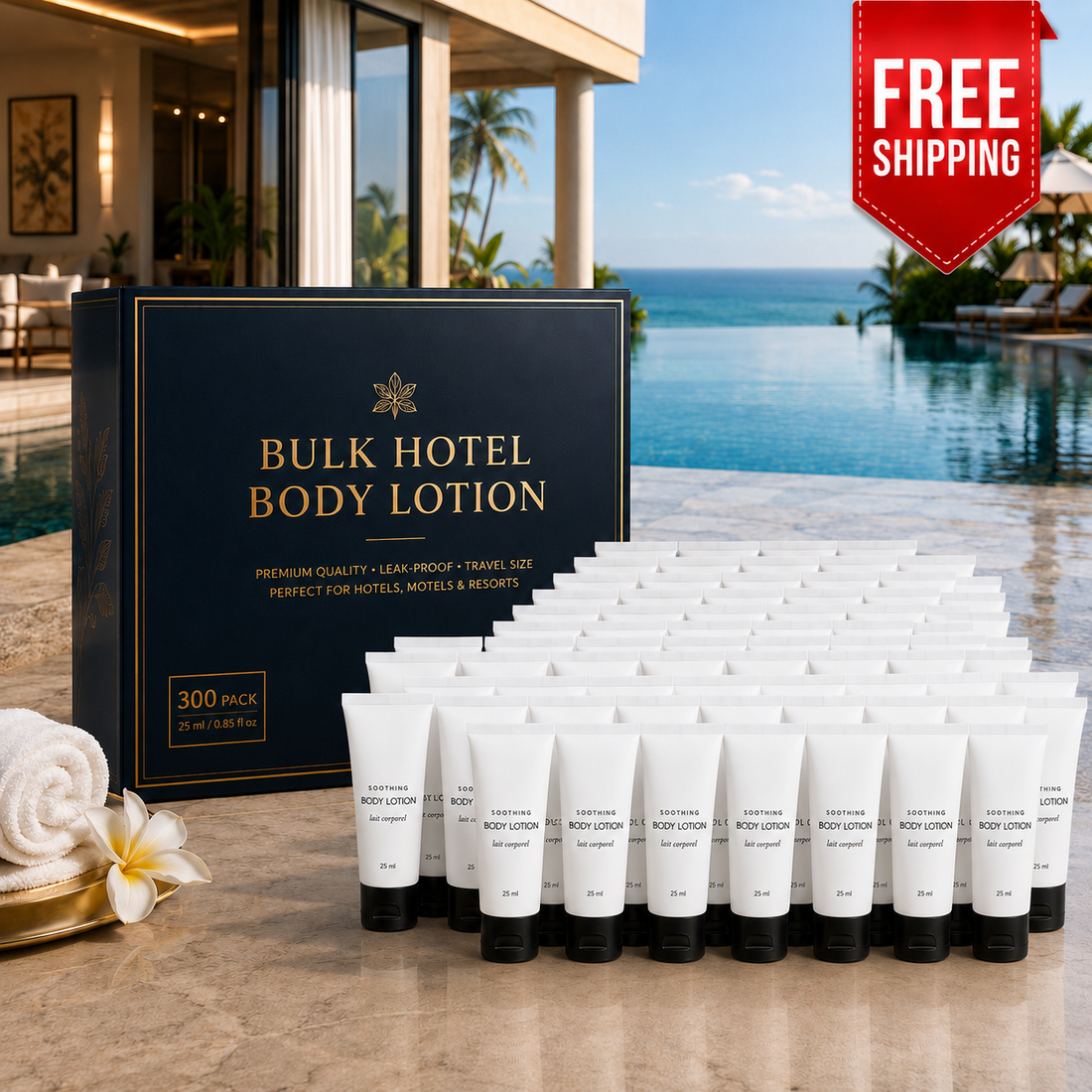 Luxury Hotel Toiletry and Amenities Collection