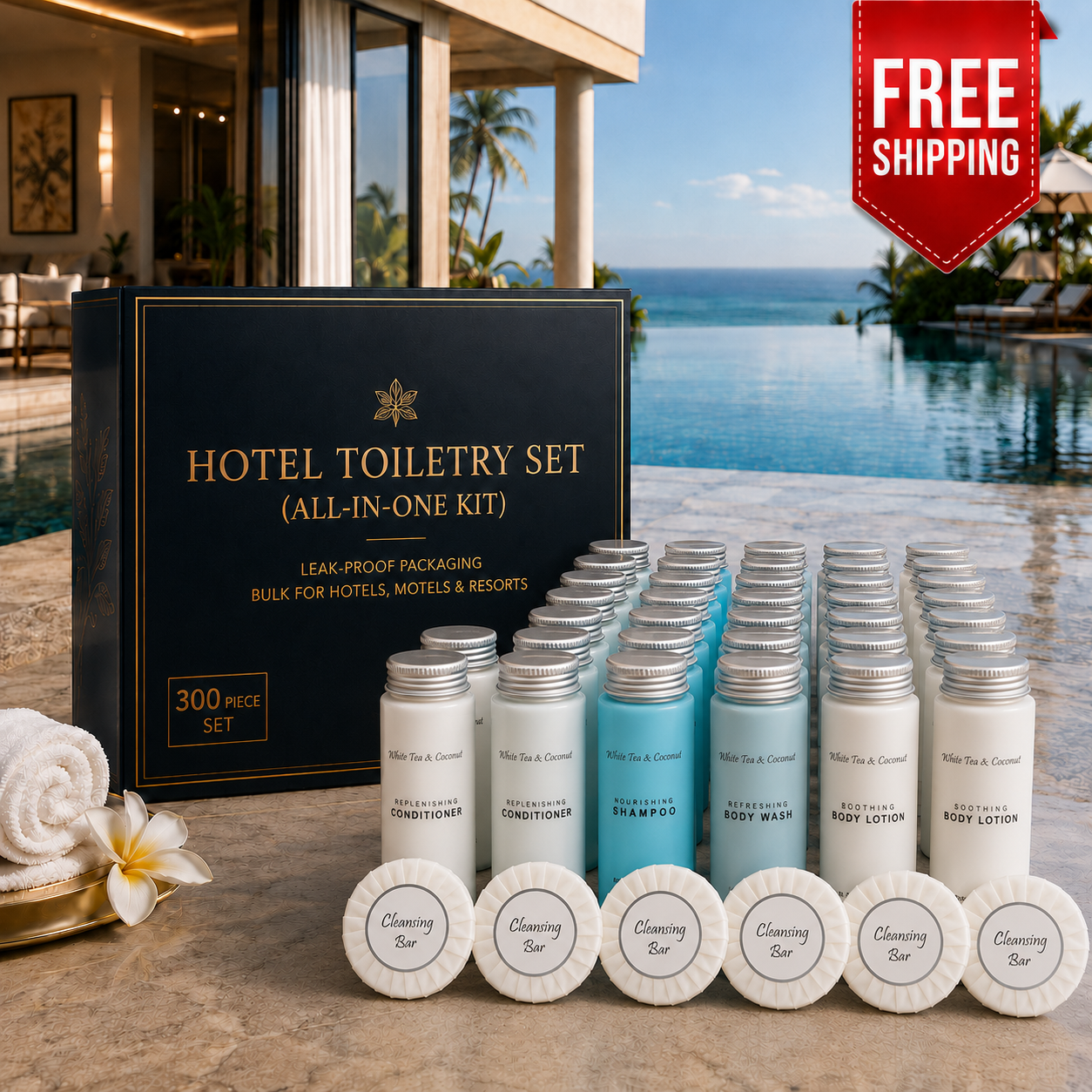 Luxury Hotel Toiletry and Amenities Collection