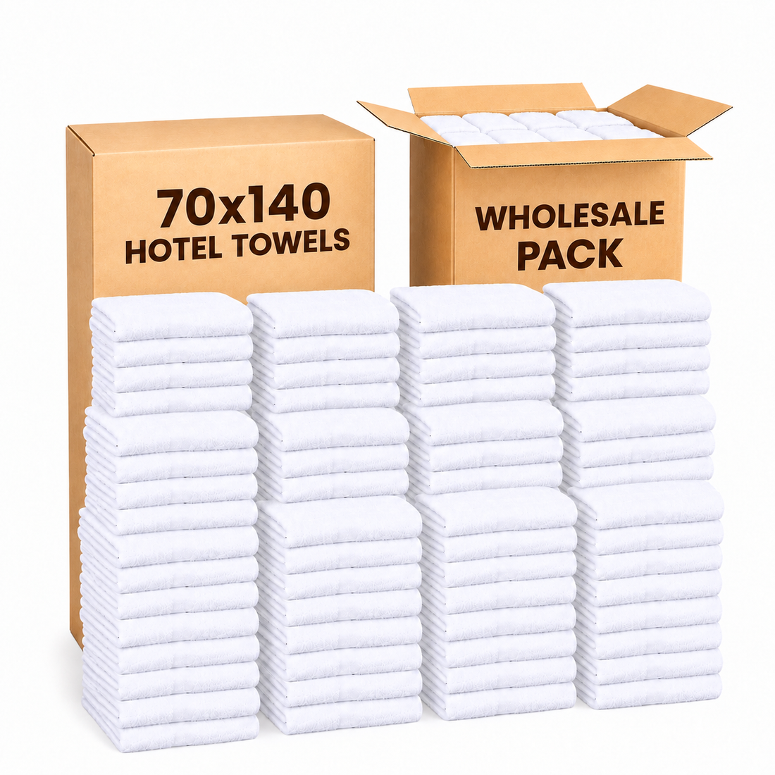 Soft Bulk Bath Towels | 100% Cotton | Wholesale Pack | All Sizes Available