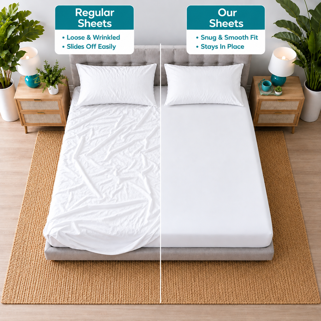 T-200 Cotton White Bed Sheets | Sheets for Hotels & Hospitality Use | 10 Pieces Wholesale Pack