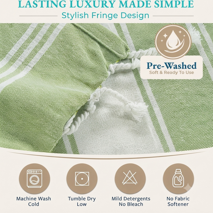 Soft 50 Oversized Turkish Beach Towels– 100% Cotton – 50 Pieces Wholesale Pack