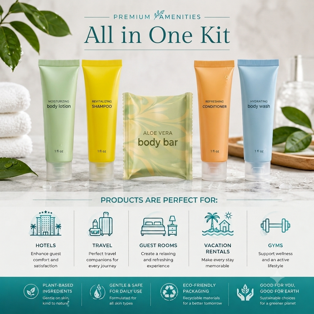 Luxury Hotel Toiletry and Amenities Collection