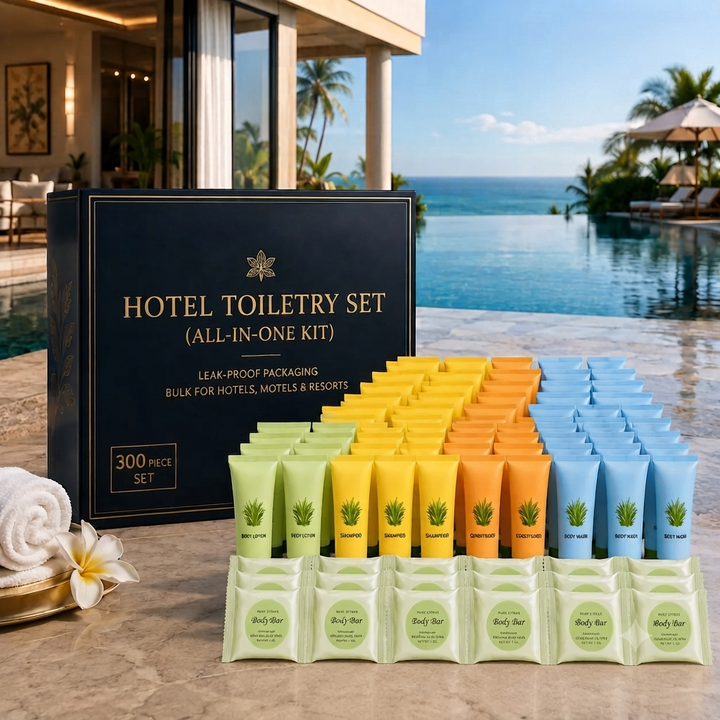 Luxury Hotel Toiletry and Amenities Collection