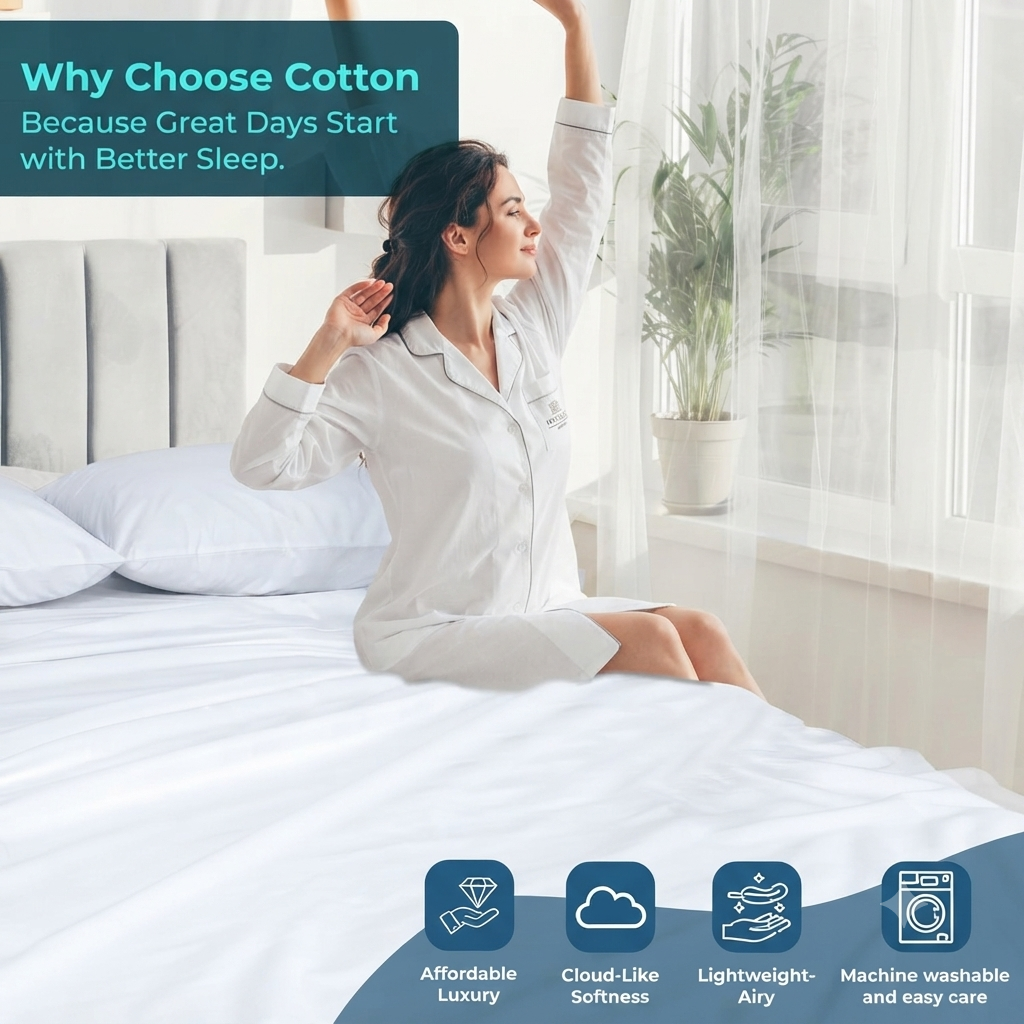 24 Pack Full T-200 Fitted Bed Sheets (54 x 80 x 15 Inch) – White Cotton Rich Polycotton – Soft, Durable Hospitality Quality Fitted Sheets for Hotels, Motels, Airbnb, Vacation Rentals, Nursing Homes & Spa