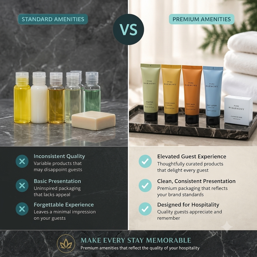 Luxury Hotel Toiletry and Amenities Collection