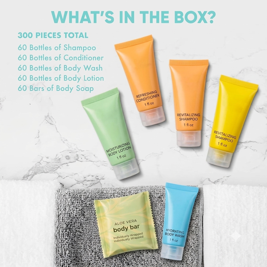 Luxury Hotel Toiletry and Amenities Collection