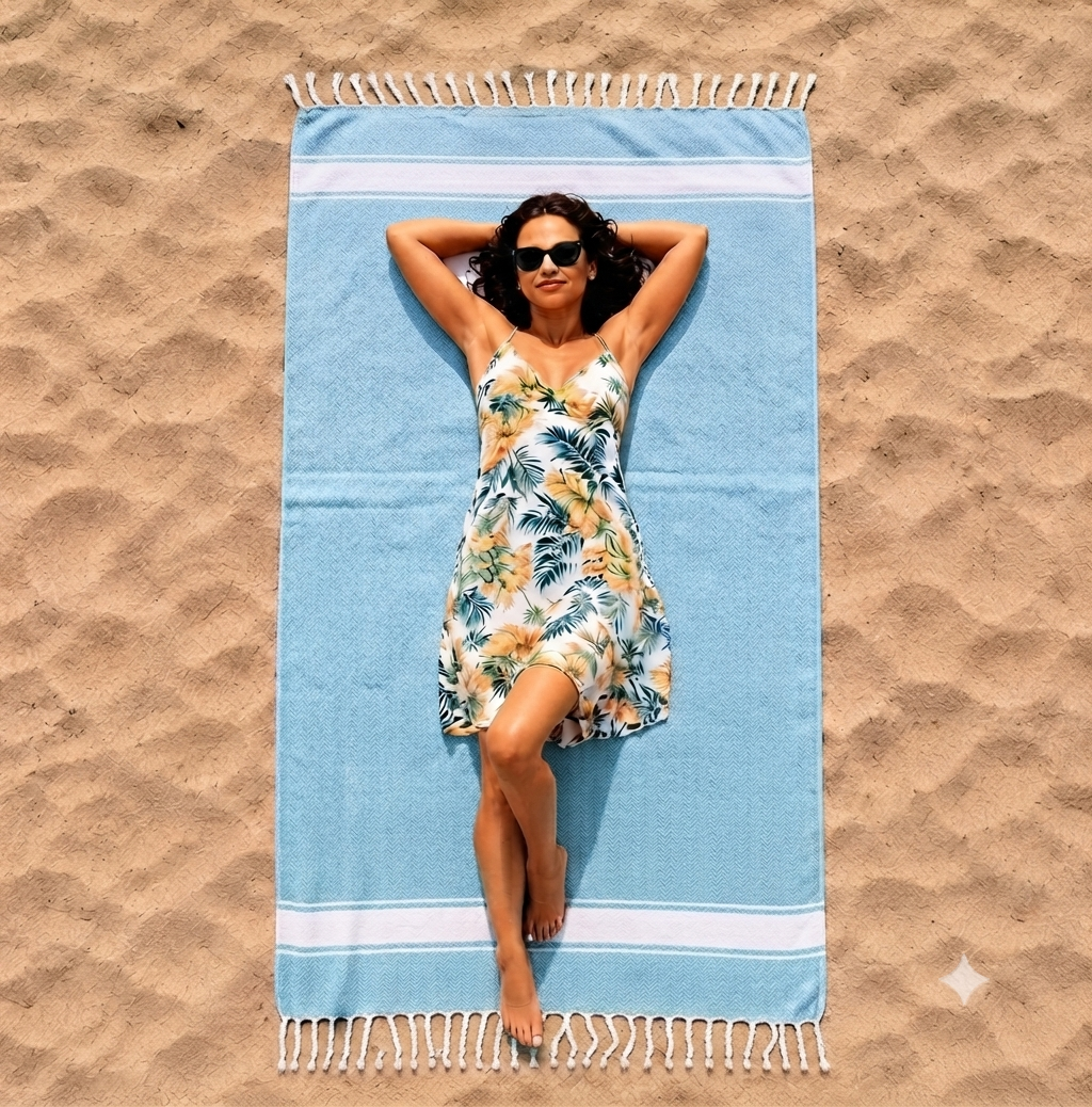Luxury Oversized Turkish Beach Towels– 100% Cotton – 24 & 36 Wholesale Pack