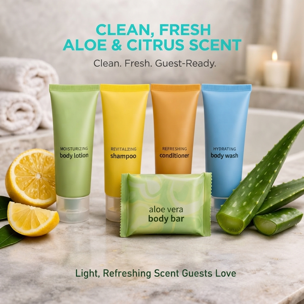 Luxury Hotel Toiletry and Amenities Collection
