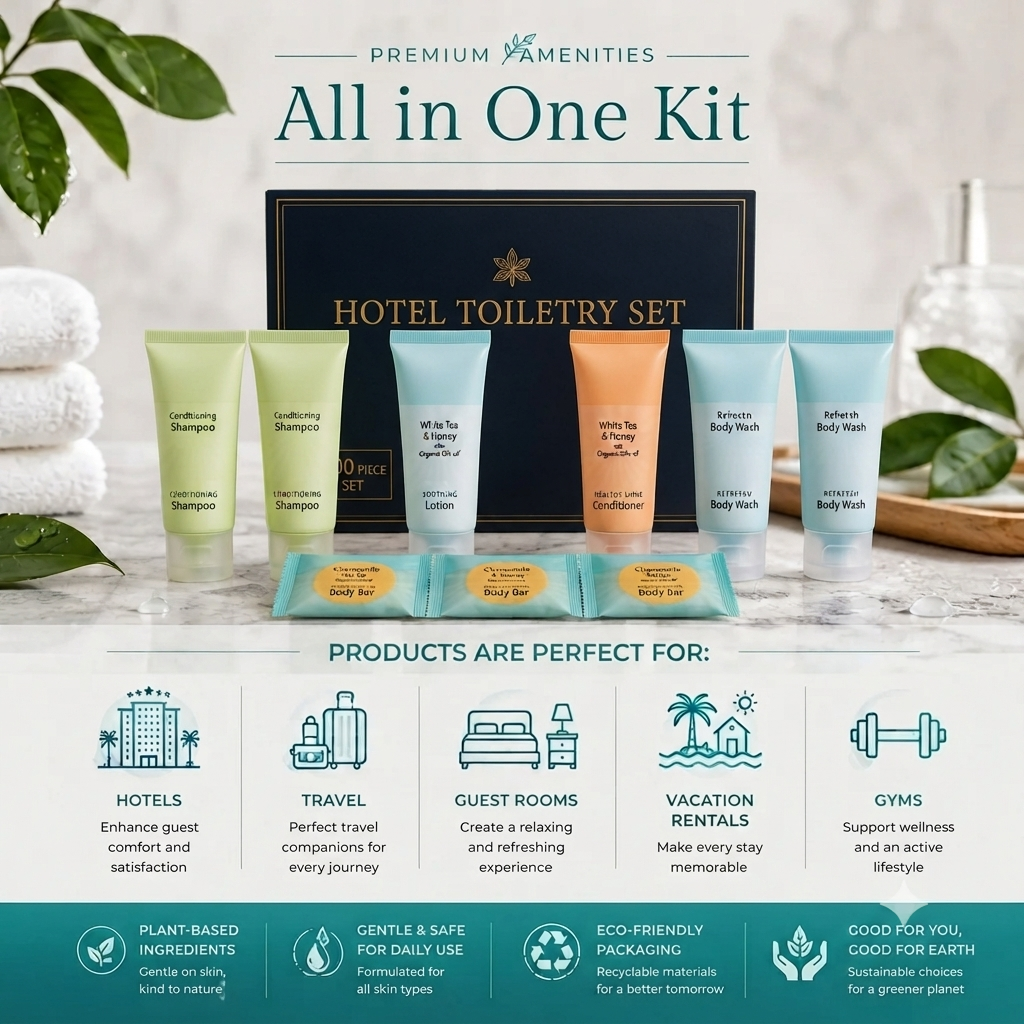 Luxury Hotel Toiletry and Amenities Collection