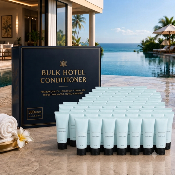 300 Count Travel Size Hotel Conditioner | White Tea Scent