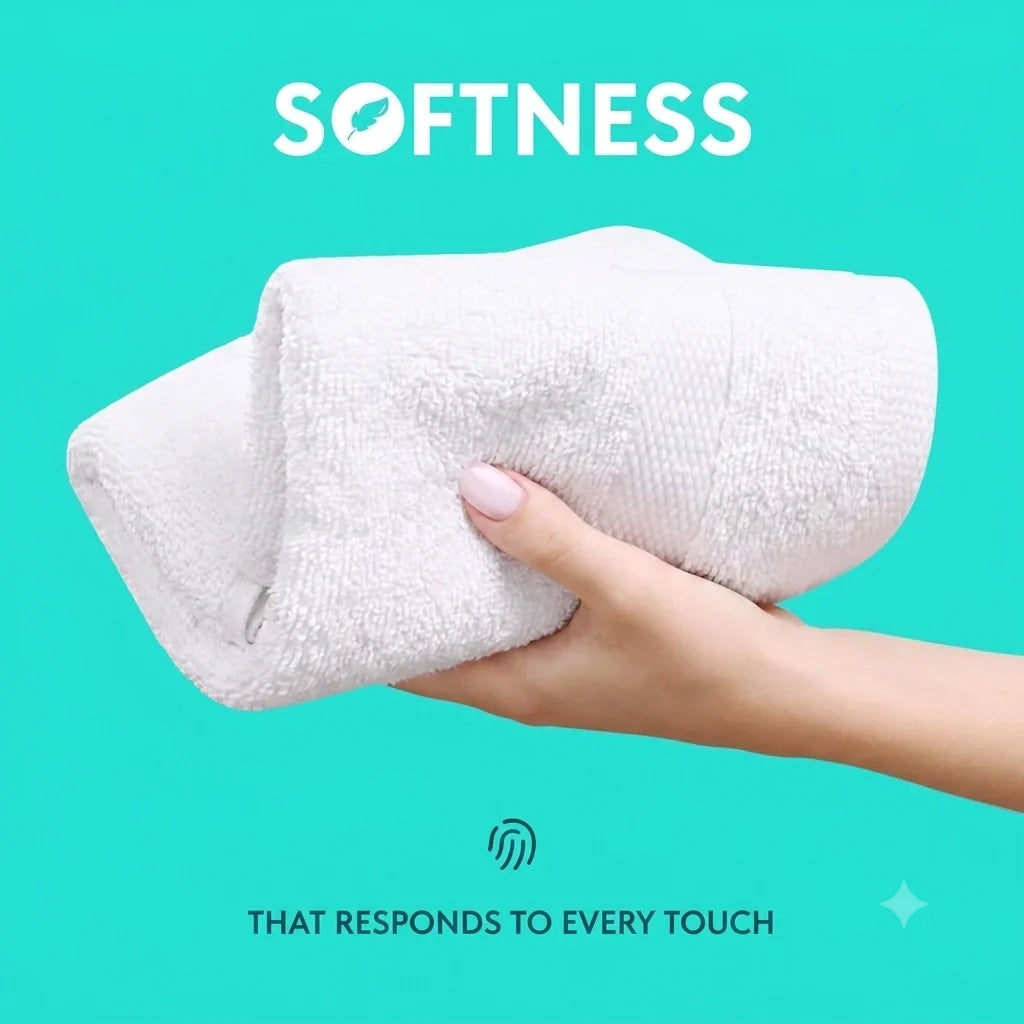 Soft 1200 Pack Wash Cloths (12x12 Inch) - 100% Ring-Spun Cotton