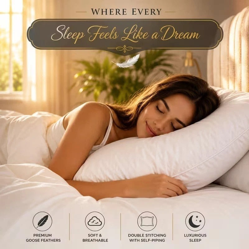 Soft 10 Pieces Standard Size Pillows (48 x 74 cm) – Bulk Pack for Hospitality Use